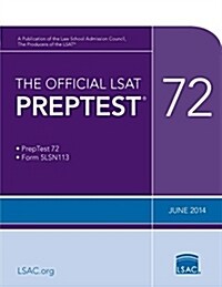 [중고] The Official LSAT Preptest 72: (june 2014 LSAT) (Paperback)