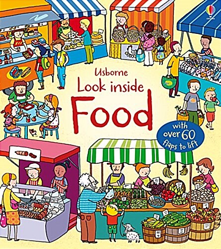 [중고] Look Inside Food (Board Book)