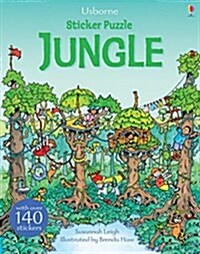Sticker Puzzle Jungle (Paperback)
