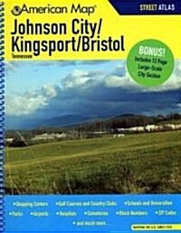 American Map Johnson City/ Kingsport/ Bristol, Tn Atlas (Paperback)