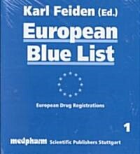 European Blue List: European Drug Registrations (Hardcover)