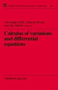 Calculus of Variations and Differential Equations (Paperback)