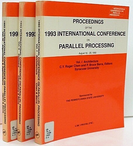 Proceedings of the 1993 International Conference on Parallel Processing (Paperback)