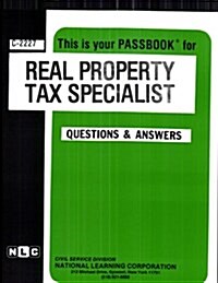 Real Property Tax Specialist: Passbooks Study Guide (Spiral)