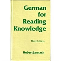 German for Reading Knowledge (Hardcover, 3rd)