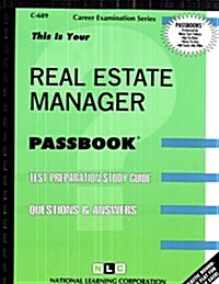 Real Estate Manager: Passbooks Study Guide (Spiral)