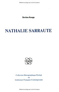 Nathalie Sarraute (Paperback)
