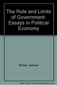 The Role and Limits of Government (Paperback)