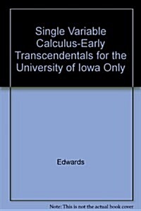 Single Variable Calculus (Hardcover)