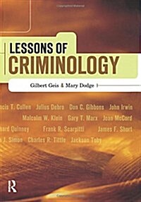 Lessons of Criminology (Hardcover)