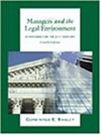 [중고] Managers and the Legal Environment (Hardcover, 4th)
