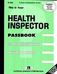 Health Inspector: Passbooks Study Guide (Spiral)