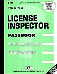 License Inspector: Passbooks Study Guide (Spiral)