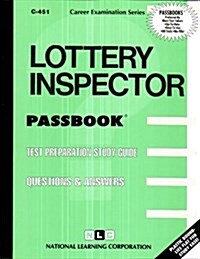 Lottery Inspector: Passbooks Study Guide (Spiral)