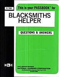 Blacksmiths Helper: Passbooks Study Guide (Spiral)