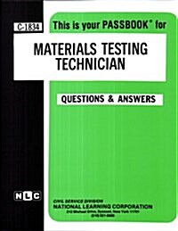 Materials Testing Technician: Passbooks Study Guide (Spiral)