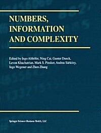 Numbers, Information and Complexity (Paperback)