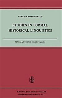 Studies in Formal Historical Linguistics (Hardcover)