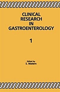 Clinical Research in Gastroenterology 1 (Paperback)