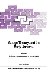 Gauge Theory and the Early Universe (Paperback)