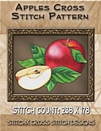 Apples Cross Stitch Pattern (Paperback)