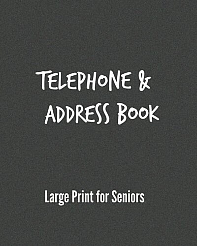 Telephone & Address Book (Paperback, Large Print)