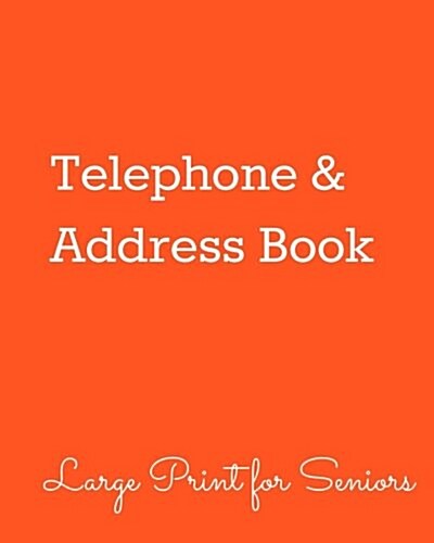 Telephone & Address Book (Paperback, 2nd, Large Print)
