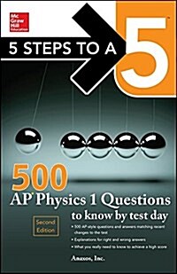 500 AP Physics 1 Questions to Know by Test Day (Paperback)