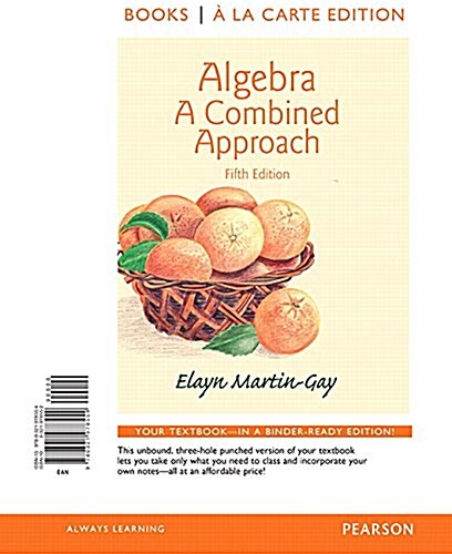 Algebra: A Combined Approach, Books a la Carte Edition (Loose Leaf, 5)