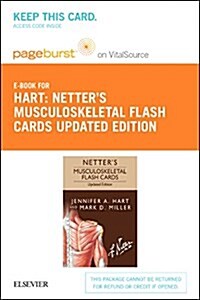 Netters Musculoskeletal Flash Cards - Pageburst E-book on Vitalsource Retail Access Card (Pass Code, Updated)