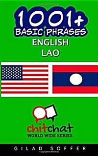 1001+ Basic Phrases English - Lao (Paperback)