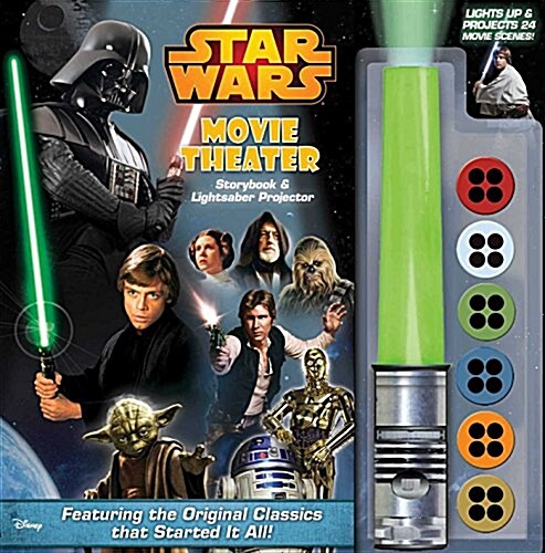 [중고] Star Wars Movie Theater Storybook & Lightsaber Projector, Volume 1 [With Lightsaber Projector] (Hardcover)