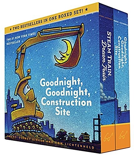 [중고] Goodnight, Goodnight, Construction Site and Steam Train, Dream Train Board Books Boxed Set (Board Books for Babies, Preschool Books, Picture Book (Boxed Set)