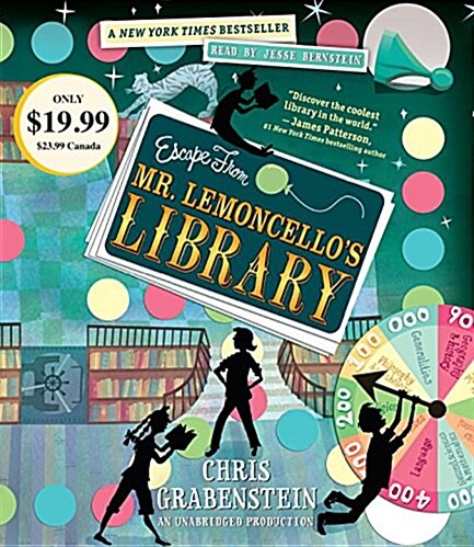 Escape from Mr. Lemoncellos Library (Audio CD, Unabridged)