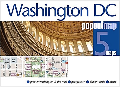 Washington DC Popout Map (Sheet Map, folded)