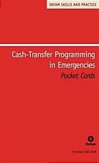 Cash-Transfer Programming in Emergencies: Pocket Cards (Paperback)