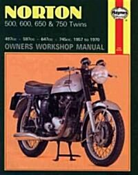 Norton 500, 600, 650 & 750 Twins (57 - 70) Haynes Repair Manual (Paperback)