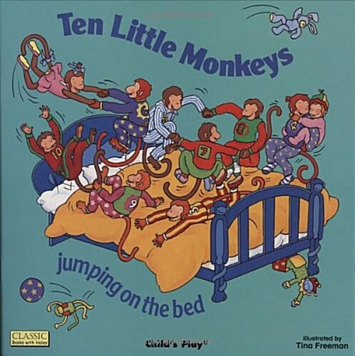 [중고] Ten Little Monkeys Jumping on the Bed (Paperback)