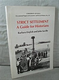 Strict Settlement (Paperback)