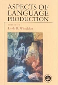 Aspects of Language Production (Hardcover)