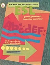 ESL Vocabulary and Word Usage Games, Puzzles, and Inventive Exercises (Paperback)