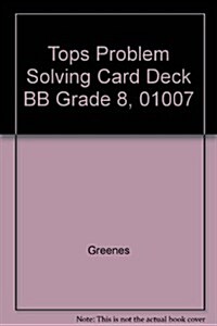 Tops Problem Solving Card Deck BB Grade 8, 01007 (Other)