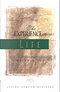[중고] Experience of Life: (Paperback)
