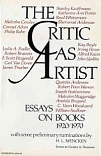 Critic As Artist (Paperback)