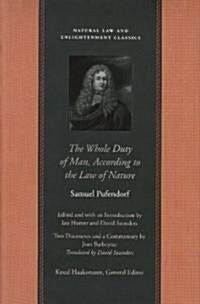 The Whole Duty of Man, According to the Law of Nature (Paperback)
