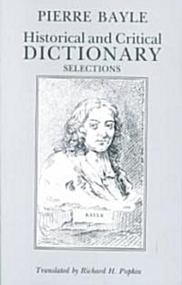 Historical and Critical Dictionary (Paperback)