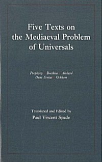 Five Texts on the Medieval Problem of Universals (Hardcover, UK)