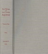 [중고] Basic Writings of Saint Thomas Aquinas (Hardcover, Reprint)