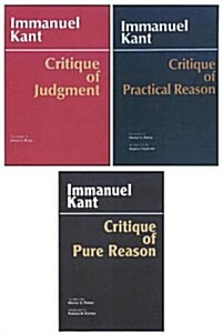 [중고] Three Critiquescritique of Pure Reason Volume 1 (Paperback, UK)