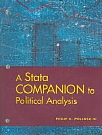 [중고] A Stata Companion to Political Analysis (Paperback, CD-ROM)